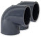 Paradies Pool GmbH PVC Fitting Winkel 90°, Ø 50mm mit Klebemuffen, Qualität aus Europa, Menge: 2 Stück