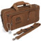 Waxed Canvas Chef Knife Bag Holds 19 Knives Plus Knife Steel Meat Cleaver and Large Storage Compartments! Our Most Durable Professional Line Knife Carrier Includes Custom Padlock! (Bag Only) (Khaki)