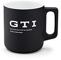 Volkswagen 5HV069601A Tasse Porzellan Becher 360ml Kaffeetasse, schwarz
