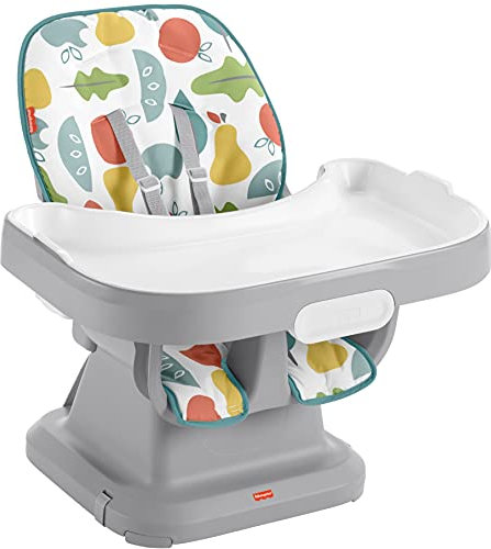 Fisher-Price Platzsparender, einfach zu reinigender Hochstuhl für Babys und Kleinkinder, tragbarer Esszimmersitz mit herausnehmbarem Tablett, Perfektion [exklusiv von Amazon]