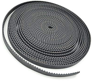 Temhyu Shuxiang-Zahnriemen Trapez-T2.5 Öffnen Sie den Zahnriemen, Breite 4/6 / 10/15 mm, Pitch 2,5 mm, Nord-Neopren-Fiberglas T2.5 Synchronscheibeband Premium Synchronriemen