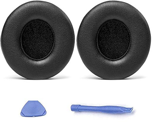 Friendship Beats Solo 2 & 3 Replacement Pads, Memory Foam Ear Pads Replacement for Wireless Headphone Beats Solo 2.0 3.0 Replacement Earpads Cushions Cover with Replacing Tool
