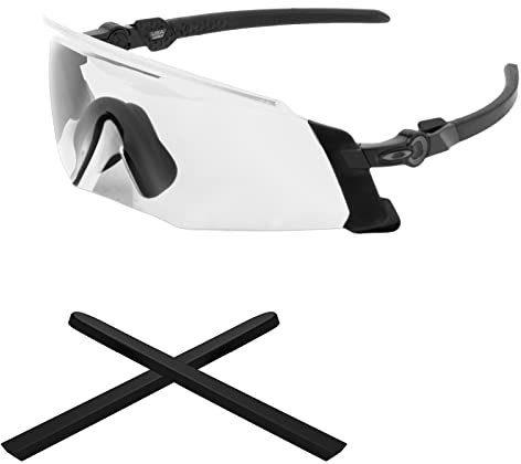 Tintart Ersatz-Ohrstöpsel für Oakley Kato Sonnenbrille, Schwarz, Einheitsgröße