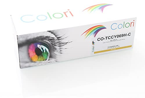 Colori Kompatibler Toner (MIT CHIP) XXL für Canon 069H Y Gelb für I-Sensys LBP673Cdw MF752Cdw MF754Cdw