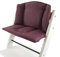 Sitzkissen Ersatzbezug Bezug Kissen-Set Sitzverkleinerer kompatibel mit Stokke Tripp Trapp für Hochstuhl-Kinderstuhl Mod. 1 (meliert bordeaux)