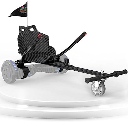 GeekMe Hoverboard Sitz, Verstellbarer Hoverboard Sitz für Selbstbalancierende Scooter, Kompatibel mit 6,5'', 8'', 8,5'', 10'' Hoverbords, Modische Geschenke für Kinder