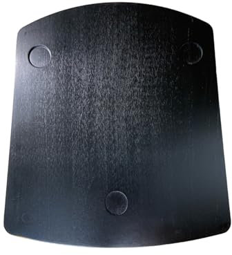 efo Planche coulissante en bois pour Thermomix TM5 et TM6 – Poignées pratiques et coussinets supplémentaires pour faciliter le glissement – Accessoires Thermomix en bois de qualité supérieure (noir)