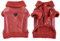 Hunde-Wintermantel, warmer Hundemantel, Fleece, für Welpen, Hunde, Winterweste, wasserdicht, winddicht, Hundejacke mit D-Ring, PU-Leder, gemütliches Fleecefutter, Kleidung für kleine, mittelgroße und