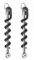 2Pcs Mini Keychain Stainless Steel Corkscrew Torsion Bag Pocket Beer Opener