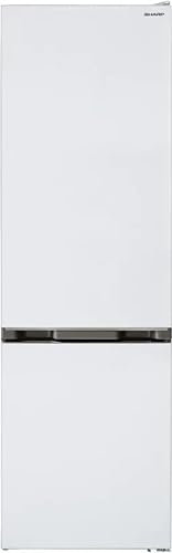 Sharp SJ-NBA21DMXWE - Frigorifero combinato, 331 litri, no frost, bianco, Classe energetica E