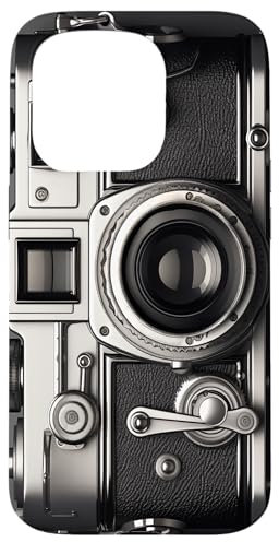 Fotocamera Fotografo Fotografia Vecchia Macchina Fotografica Custodia per iPhone 15 Pro