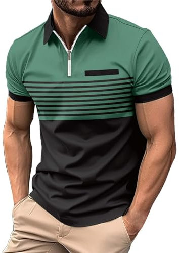 Today's Deals of The Day Red White Blue Shirt Mens Long Sleeve Thermal T Shirt Mens Collarless Short Sleeve Shirt Colour Block T Shirt Mens Shirts Men Adult Formal Clearance Bargains