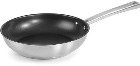 LACOR- 45326 - Sartén Foodie con Antiadherente Quantanium, Antiadherente Tricapa, Titanium, Compatible con toda Cocina, Distribución Homogénea de Calor, Ecológica y libre de PFOA, 26x19x6 cm