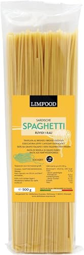 Limfood | Spaghetti aus Italien (Sardinien), raue Oberfläche, langsam getrocknet, Bronze verfahren (Spaghetti Ruvidi)