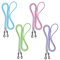 Amabro 4 Stück Leder Brillenbänder,brillenband mehrfarbige Brillenhalter Lanyards Brillenkette für Damen und Herren Brillenbandhalter geflochtene Zubehörkette um den Hals(Green+Pink+sSky blue+Purple)