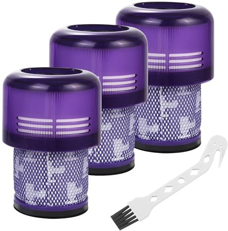 3 Pack Filtro para Dyson V11, Reemplazo para vacío inalámbrico V11,compatibles con los modelos para Dyson V15, SV14, SV17, SV22,Reemplazo de filtro de aspiradora #970013-02
