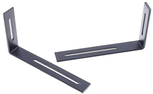 OSALADI 2pcs Shelf Bracket Shelving Brackets Corner Brace Joint Corner Brace Support Patio Door Lock Angle Bracket Fastener Joint Corner Brace Right Angle Bracket Adjustable Stand Iron