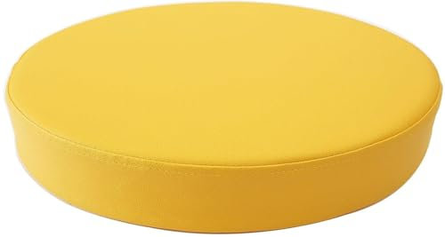 PU-Leder-Stuhlkissen, Stuhlkissen Rund für den Außenbereich, Garten, weiche Sitzkissen, Gepolstert 5/8 cm Dick Stuhl-Sitzkissen(Color 7,35cmx5cm Thickness)