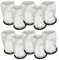 ZYNCUE Lot de 4/10 sacs à poussière en microfibre pour aspirateur Henry For Quick For Stick et Numatic NQ100, Hen100, HET100