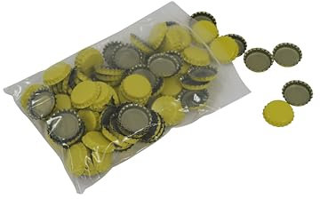 ERPEL Lot de 100 capsules jaunes citronnées