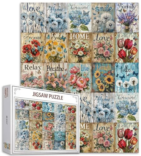 Moderne Puzzles für Erwachsene 1000 Stück Retro Book Shop Jigsaw Puzzle für Erwachsene Herausfordernde Puzzle perfekt für Spiel Bibliothek Puzzle Kunst für Familienspaß Erwachsene Puzzle Spiele