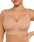 FeelinGirl Womens Wireless Bras Comfortable Bralettes for Women No Underwire Full Coverage Bras Underoutfit Bras Supportive Sports Everyday Bra Dark Skin XL