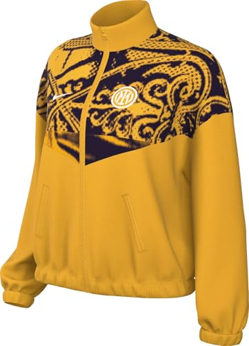 NIKE Damen Inter Mailand Essential Windrunner Third Nike Fußballjacke aus Webmaterial (Damen) Fußballjacke
