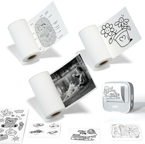 PRT S1 Mini - Papel adhesivo portátil para impresora térmica