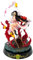 Jiumaocleu Nezuko Kamado Figur Statue - 31cm Große Version Kamado Nezuko Actionfigur Kampf Pose Anime Figur Skulptur Handmade Sammlerstück Desktop Ornament