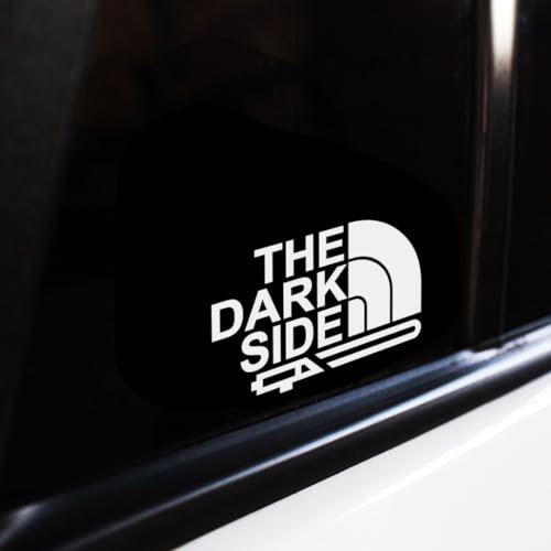 The Dark Side Car Sticker Decal, Vinyl Decal Sticker, Car Window Bumper Sticker, Van Caravan Sticker, Funny Car Sticker, 150mm