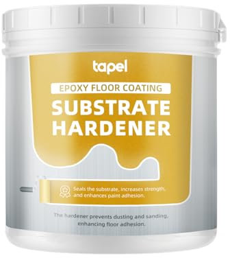 Tapel Epoxy Floor Paint Substrate Hardener - 1KG Covers 8–10 m² with One Coat