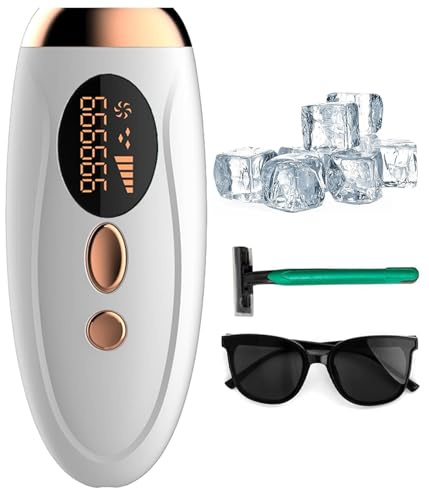 2026 Newest IPL Hair Removal Device, with 5 Energy Level,999,999 Flashes,3 Function, Laser Permanent Hair Remover Painless for Women and Men, Facial,Bikini, Body