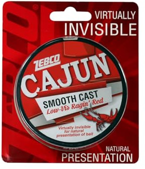 Zebco Unisex-Erwachsene Cajun Angelschnur mit Sichtbarkeit, 300 m, 2,7 kg/Test, Füllspule, 330-Yard/6-Pound
