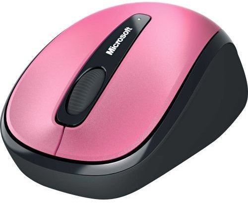 Microsoft Wireless Mobile Mouse 3500 - Bluetrack - Wireless - Radio Frequenza - Magenta Rosa - Usb