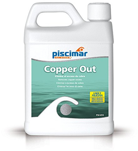 PM-655 Copper Out: séquestrant de cuivre pour l'eau de Piscine. Bouteille 1,2 Kg.