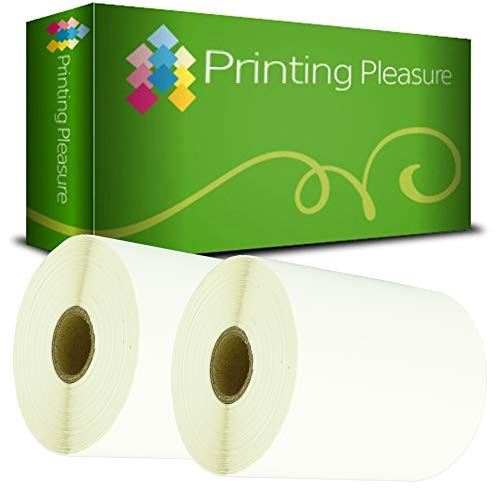 Printing Pleasure 2x Thermo Etiketten 100mm x 210mm (200 Stück/Rolle) für Zebra, Toshiba, Citizen, Eltron, Orion, UPS