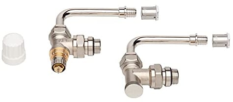 Danfoss - Kit de raccordement radiateur en PER - Kit raccordement radiateur 75mm equerre - PER à sertir Ø12