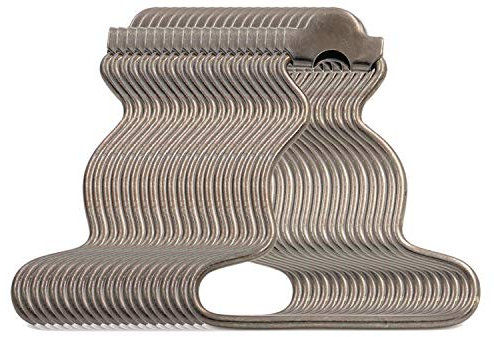 BIKICOCO Overall Suspender Dungaree Buckles, 1-1/2'' Wide Bottom, for Rompers Sewing DIY, Gunmetal - Pack of 20