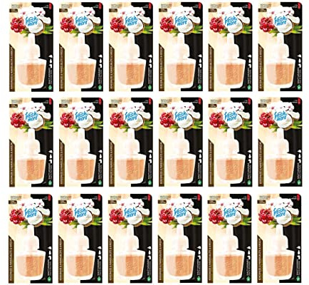 Fresh & More Nachfüllflakons für Duftstecker (18er Pack) Kokosnuss-Mandelblüte & Kirsche, 19ml
