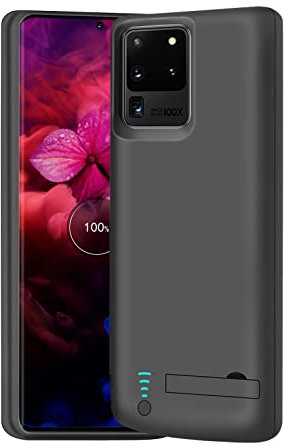 BAHOND Battery Case for Samsung Galaxy S20 Ultra 5G, 6000mAh Rechargeable Extended Battery Charging Charger Case, Add 100% Extra Juice, NOT Compatible with Note 20 Ultra (6.9 inch)