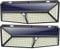 kilponen Luz Solar Exterior【430 LED Con Carga USB】 Foco Solar Exterior 270º Iluminación 4400 mAh Lámpara Solar con Sensor de Movimiento y 3 Modos Inteligentes para Jardín Camino Garaje - 2 Paquete
