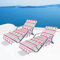 Beach Chair Cover, Deck Chair Beach Towel Cover with Side Storage Pockets, Pool Lounge Chaise Longue Sun Lounger with Side Storage Pockets, for Holiday, Quick-Drying Terry Towels