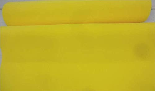 Fabrics-City Eva MOOSGUMMI 2MM 90X40CM Oeko-TEX BASTELSTOFF Stoff Stoffe (Gelb-Ohne-Glitzer, 90x40cm)
