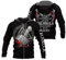 YOROOW-OUTDOOR Odin Thor Hammer Wikinger Tattoo Herren Sweatshirt, Walhalla Langarm Hoodie Lässige Pulloverjacke für Herbst,Zip Hoodie,3XL (1221SUNY)