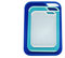 Neoflam Chopping Board Set Cuttng Boards BPA Free Dishwasher Safe Easy Clean Plastic Thick Anti Slip (Blue White, 3)