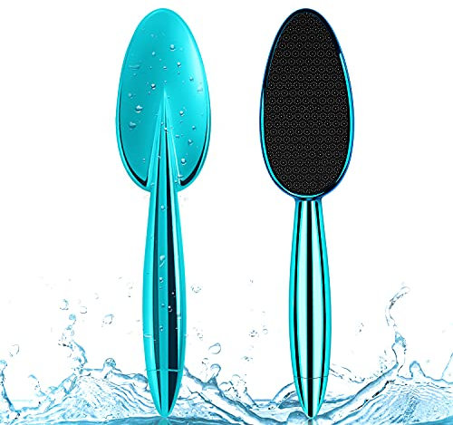 Puikos 2 en 1 Nano cristal Quitacallos con mango ergonómico, lima húmeda y seca para pies y manos, resistente al agua, elimina callos de forma rápida y segura para el cuidado de los pies en casa