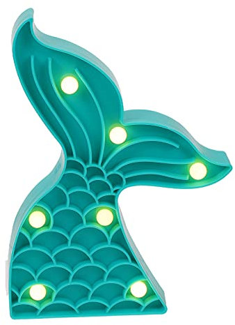 OSALADI Fischschwanz-einstelllampe Meerjungfrau Led-licht Meerjungfrau Nacht Licht Meerjungfrau Rücklicht Dekoration Meerjungfrau-prinzessin Schreibtisch 3d Elektronisches Bauteil