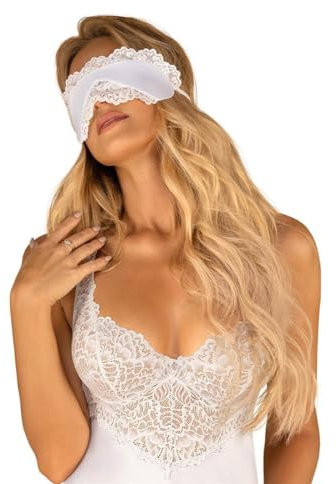 Obsessive | Weiße Maske aus Satin | Amor Blanco