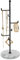 Sasha Morel 6 Tier Metal Jewellery Stand | Hanging Jewellery Organiser with Marble Base | Necklace Display Stand Room Decor for Earrings, Rings Organiser Storage & Gifts for Women (Black)