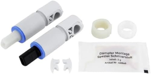 Ideal Standard - Multi Suites, Set frizione in nylon per cerniera per copriwater, Accessorio di ricambio per sedile originale, T299067, Neutro